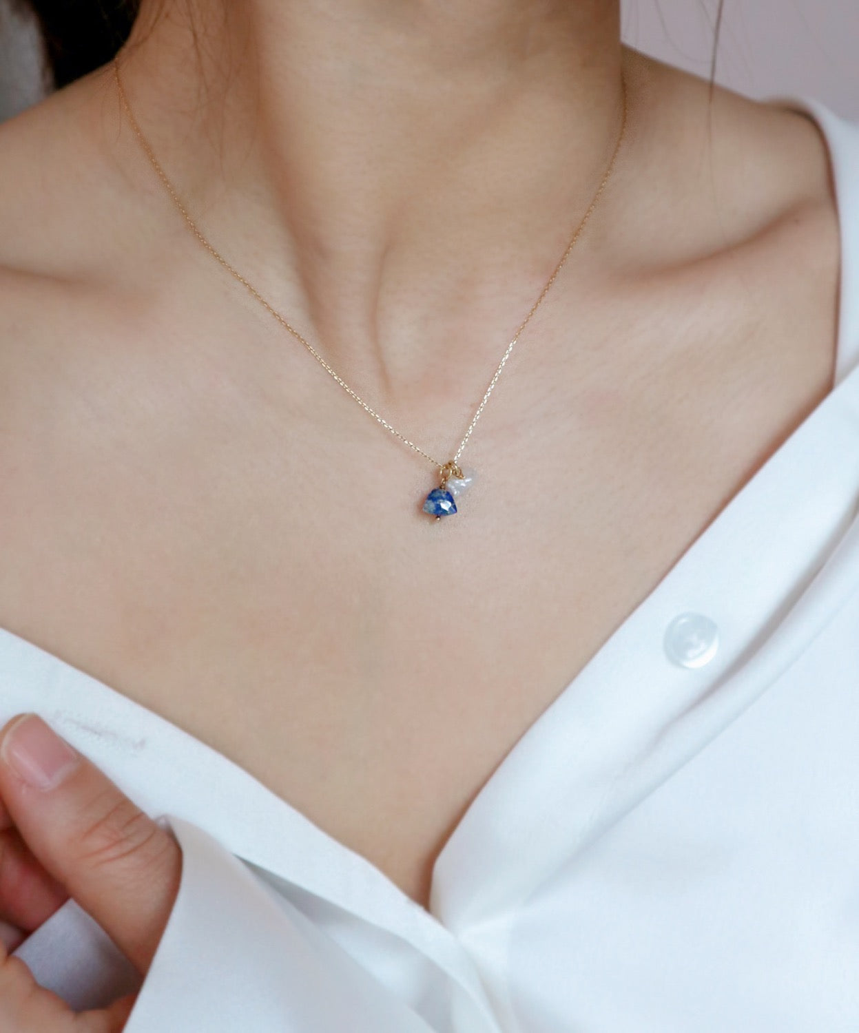 The BloomTri Silver Necklace image 0