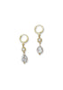 Shine Crystal Huggie Earrings image 0