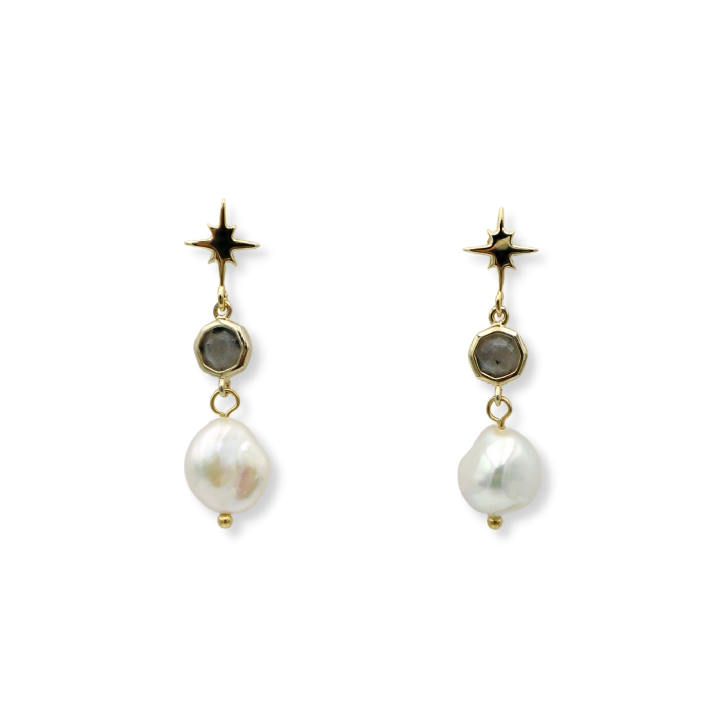 Stardust Labradorite Drop Earrings image 0