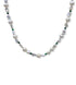 Malachite & Pearl Silver Necklace image 0