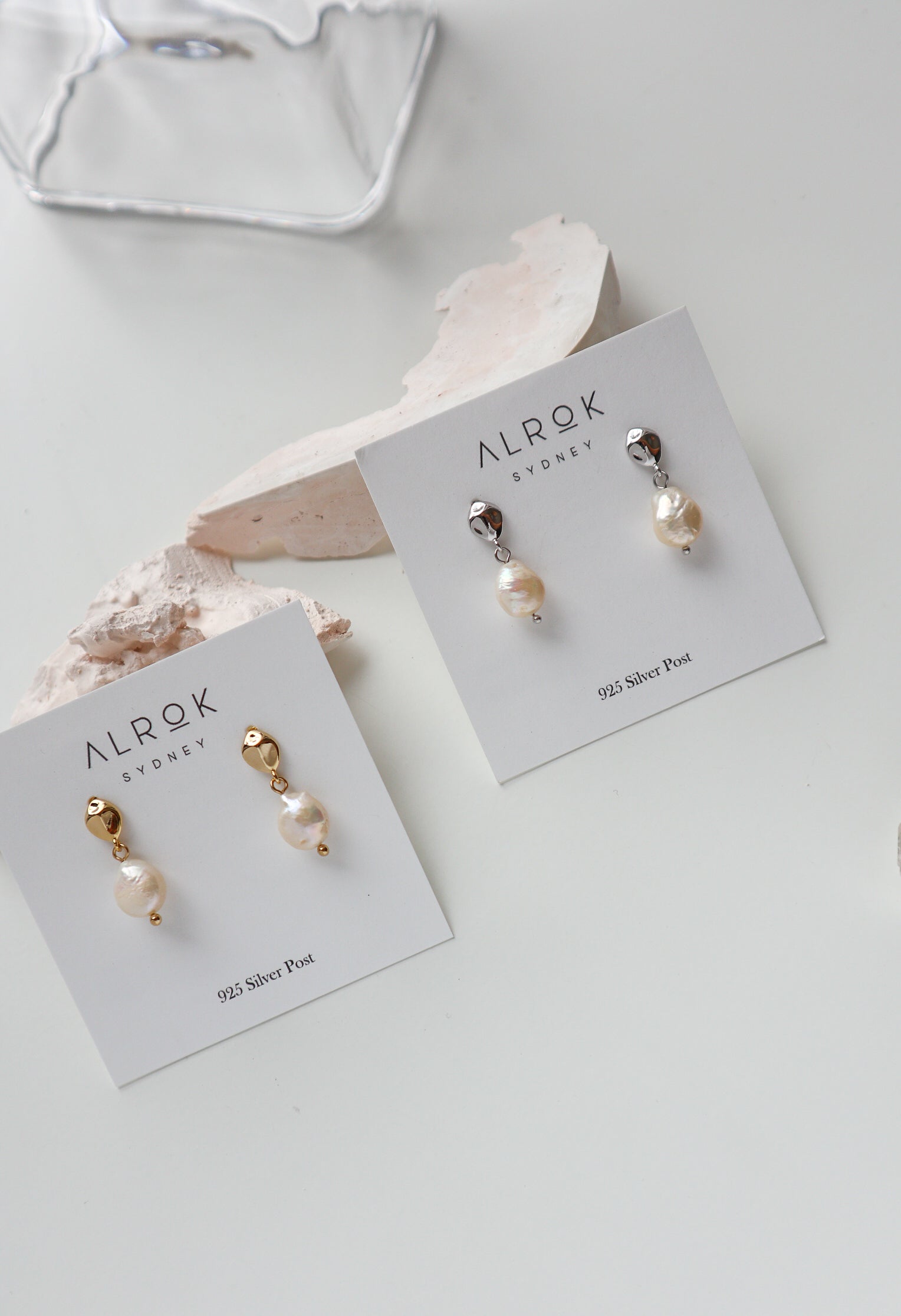 Pie Pearl Stud Earrings image 3