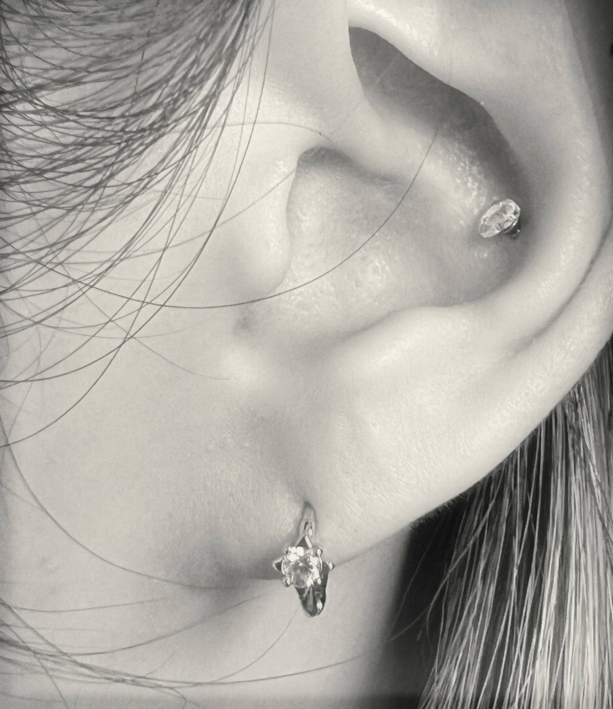 Star Huggie Earrings image 3