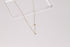 14K Gold Initial + Stone Necklace image 7