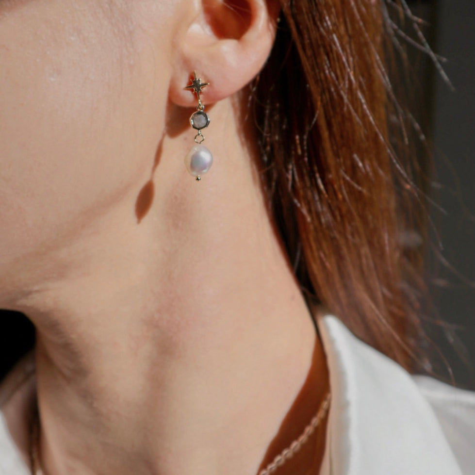 Stardust Labradorite Drop Earrings image 1