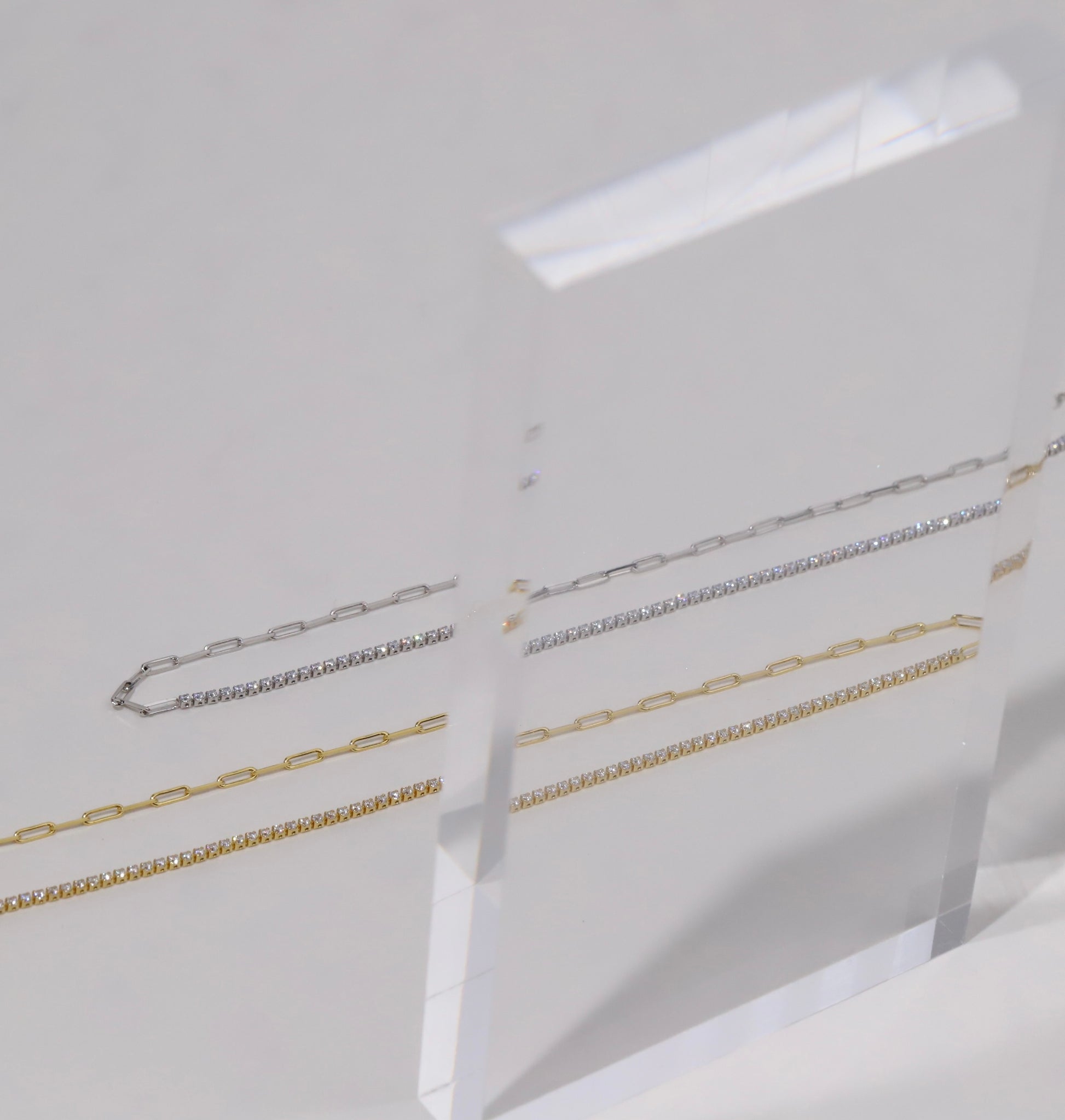 SBC006 Glow Tennis Link Wrap Bracelet / Choker image 4