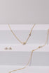Pearl + Cubic Necklace image 3