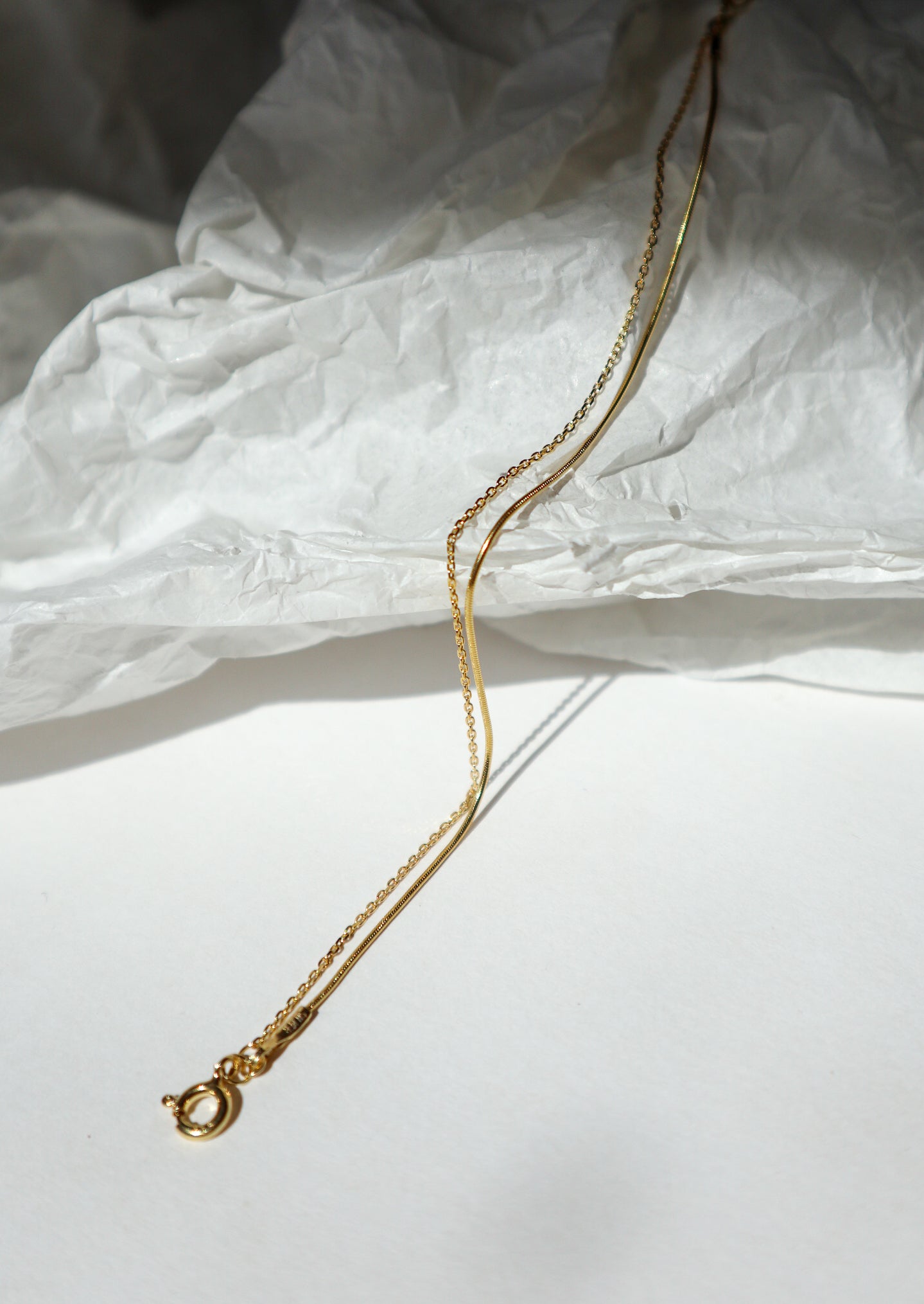 Double Chain Silver Bracelet image 2