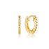 Cubic Huggie Earrings image 0