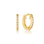 Cubic Huggie Earrings image 0