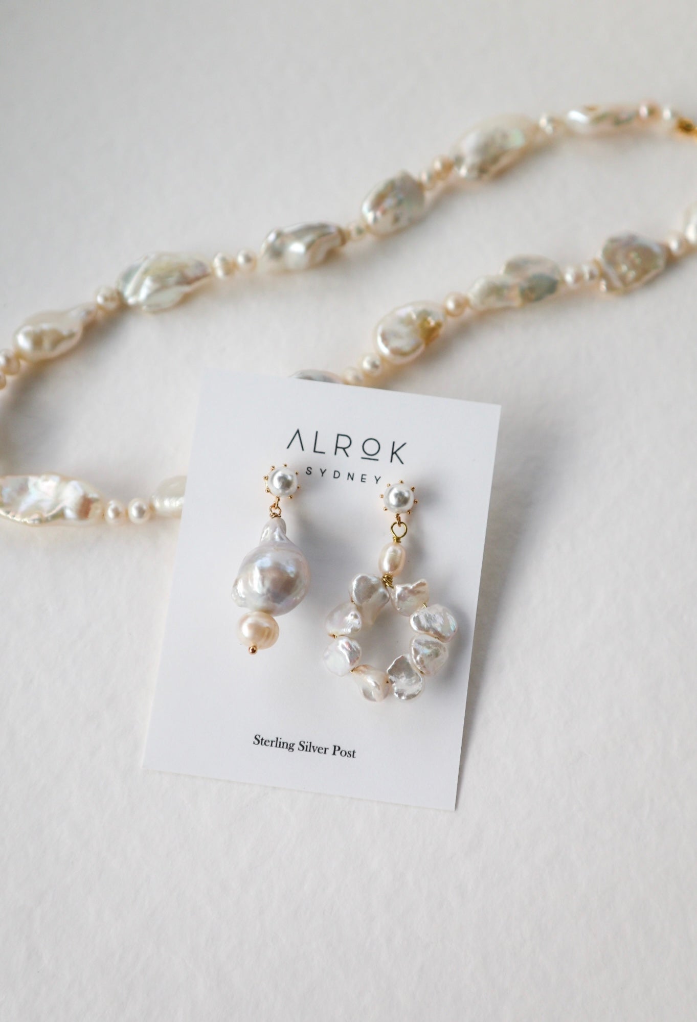 Holy Mismatch Pearl Earrings image 8