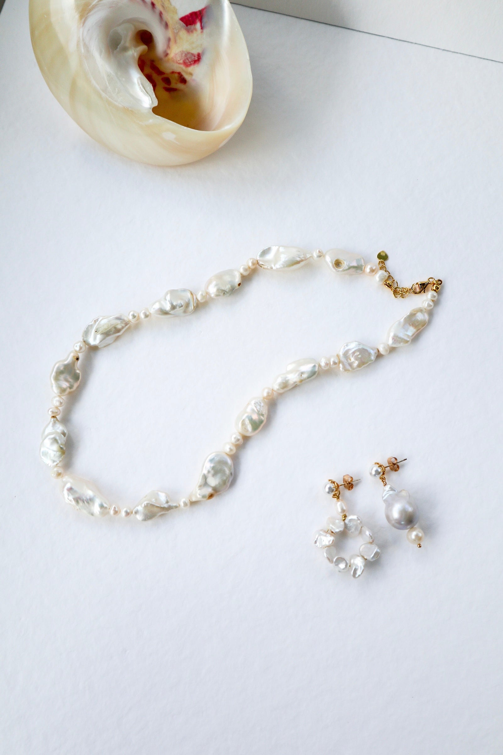 Holy Mismatch Pearl Earrings image 4