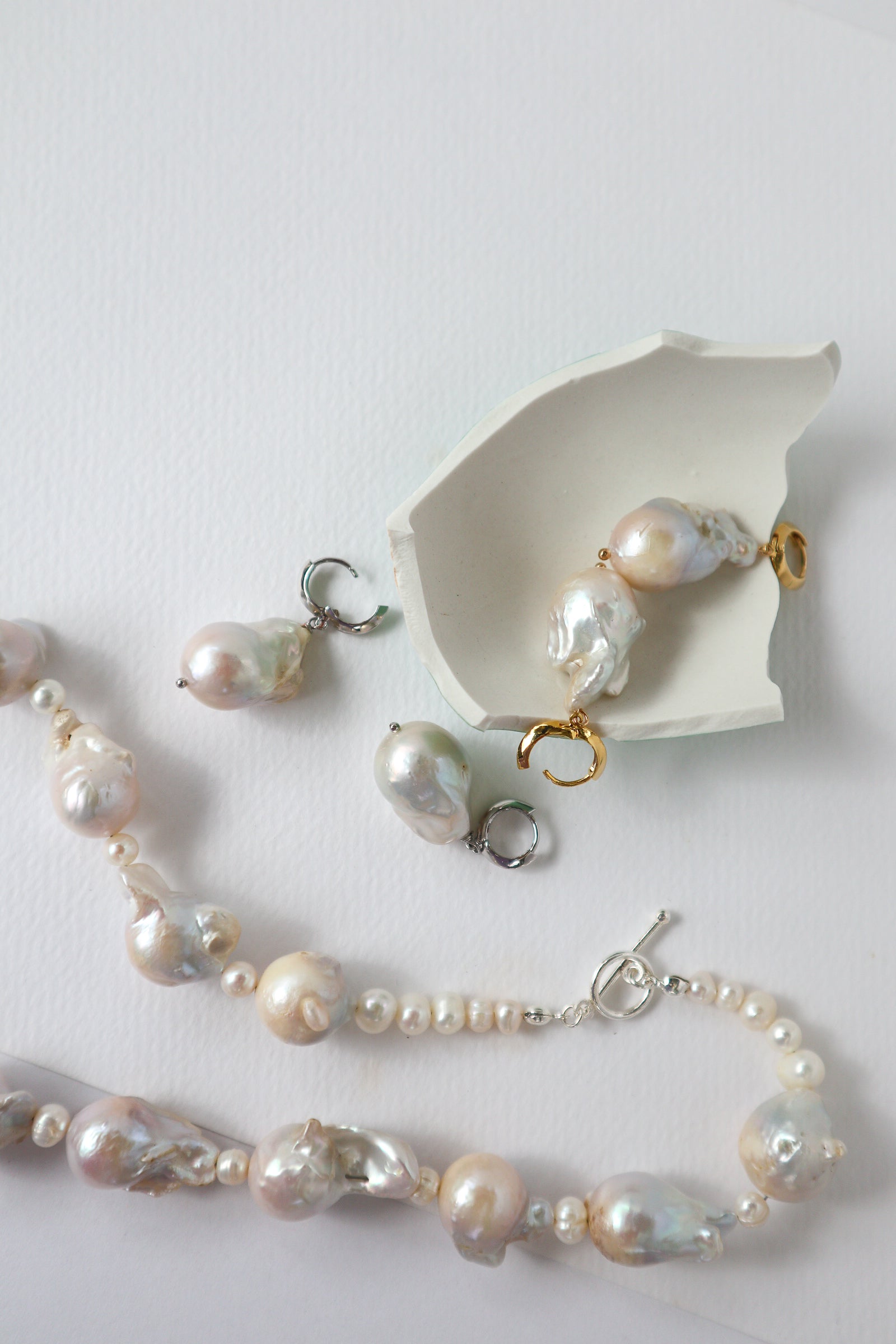 Baroque Pearl Drop Earrings image 6