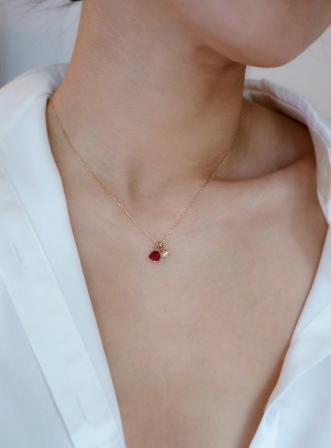 The BloomTri Silver Necklace image 4