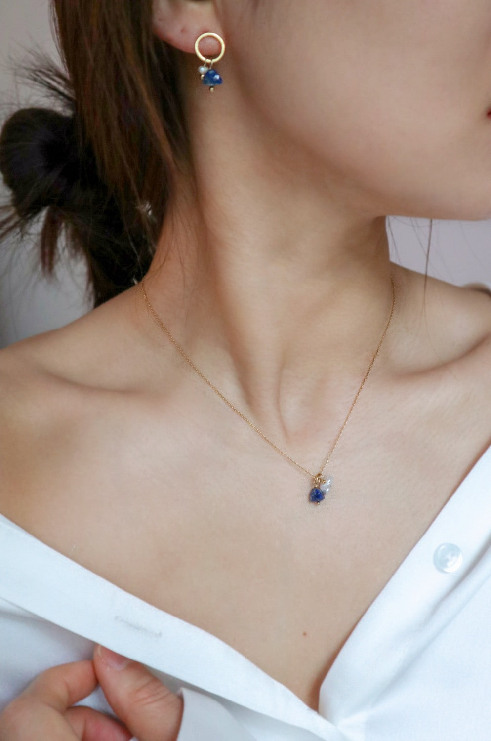 The BloomTri Silver Necklace image 2