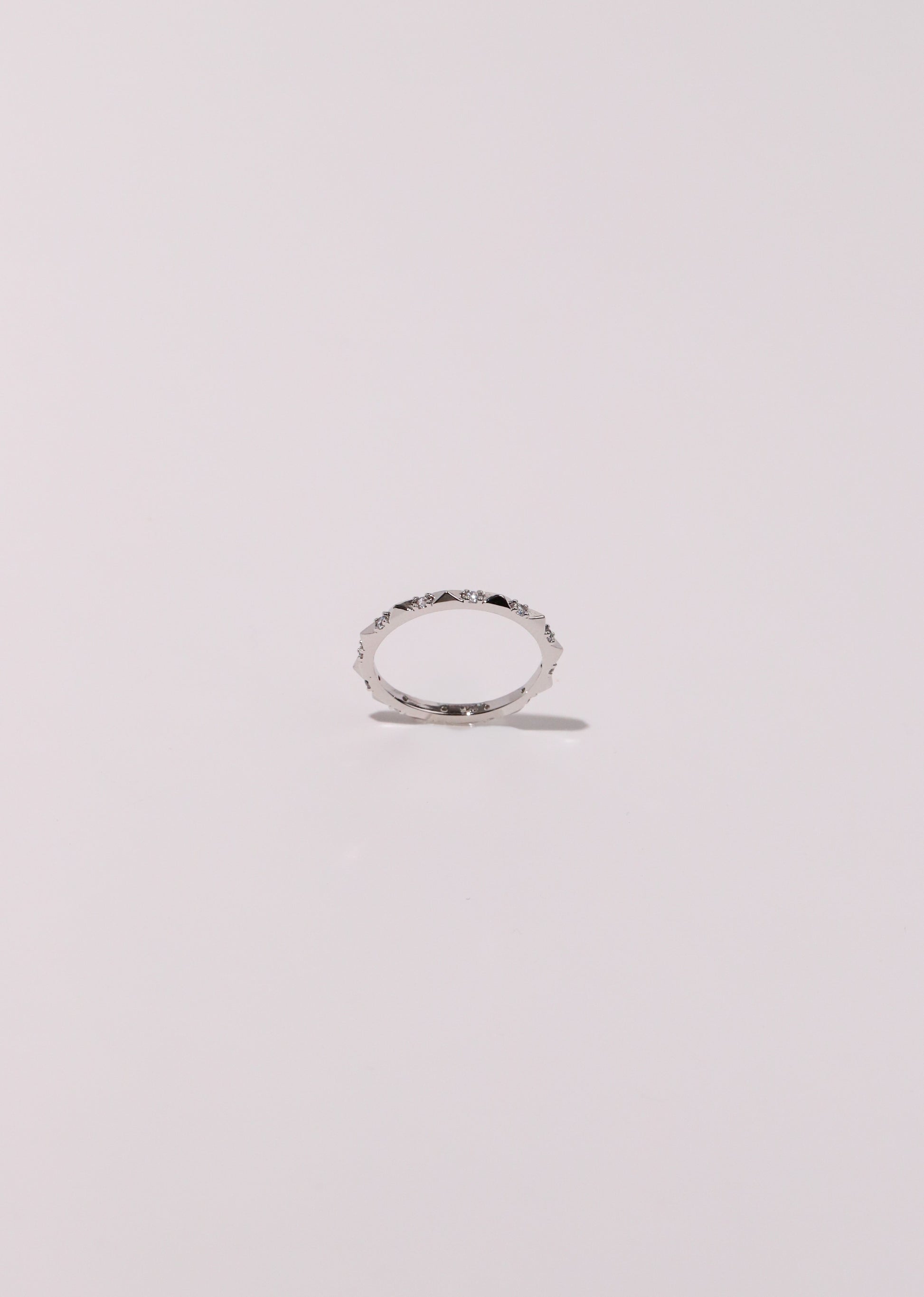 SRC002 Rock Stud Cubic Ring  image 3
